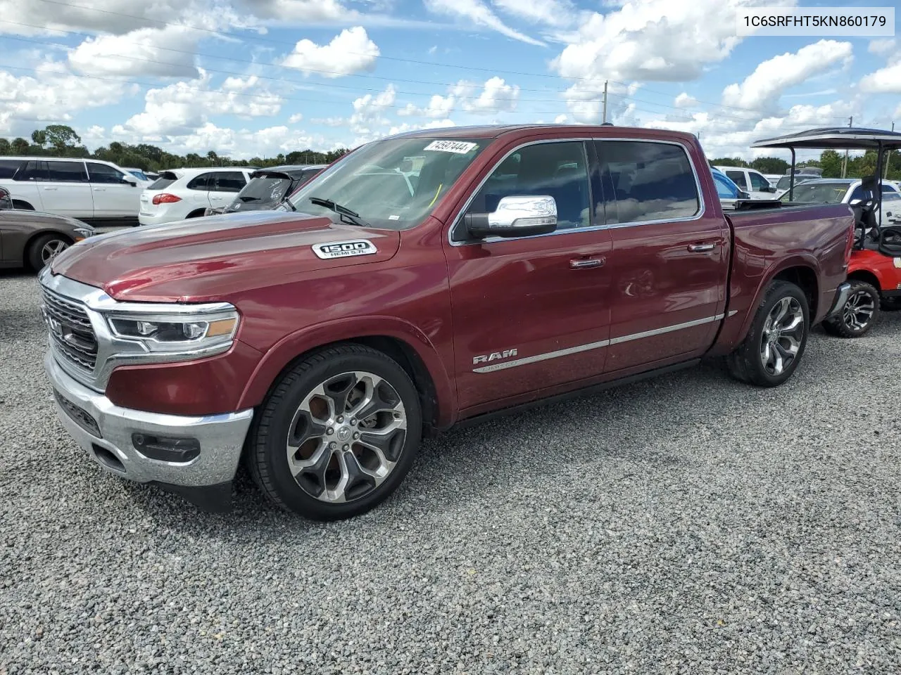 2019 Ram 1500 Limited VIN: 1C6SRFHT5KN860179 Lot: 74597444