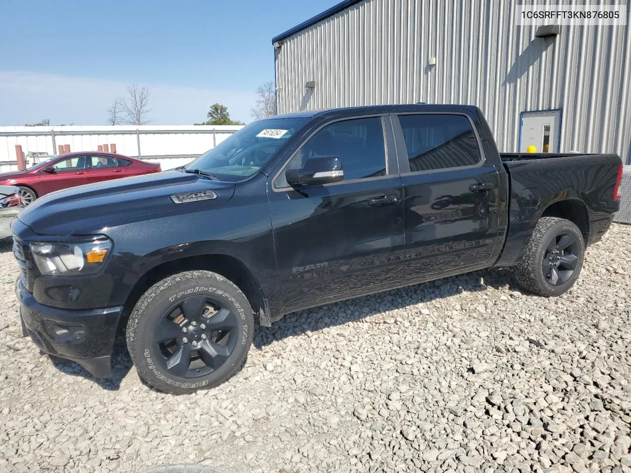 2019 Ram 1500 Big Horn/Lone Star VIN: 1C6SRFFT3KN876805 Lot: 74616264