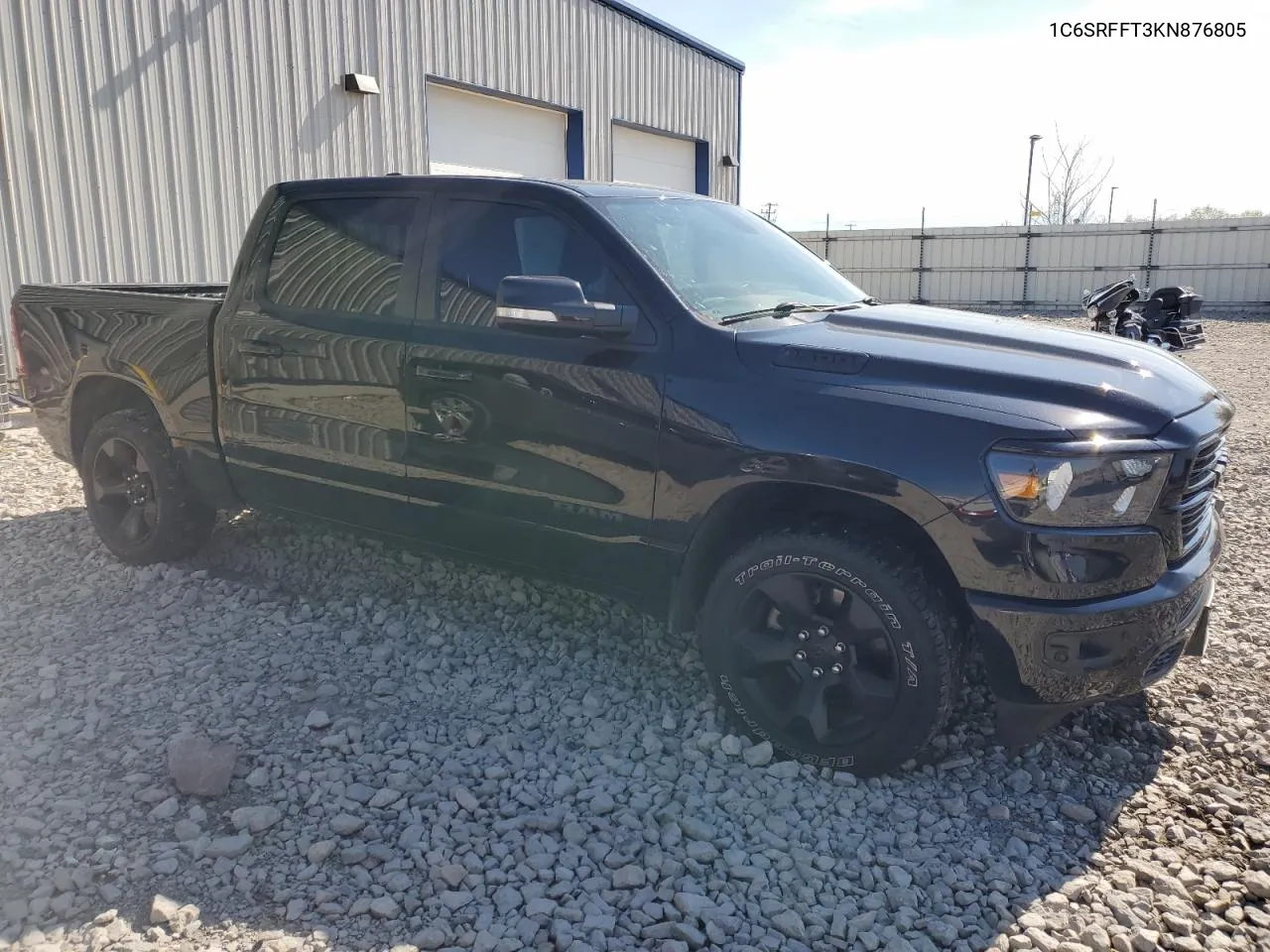 2019 Ram 1500 Big Horn/Lone Star VIN: 1C6SRFFT3KN876805 Lot: 74616264