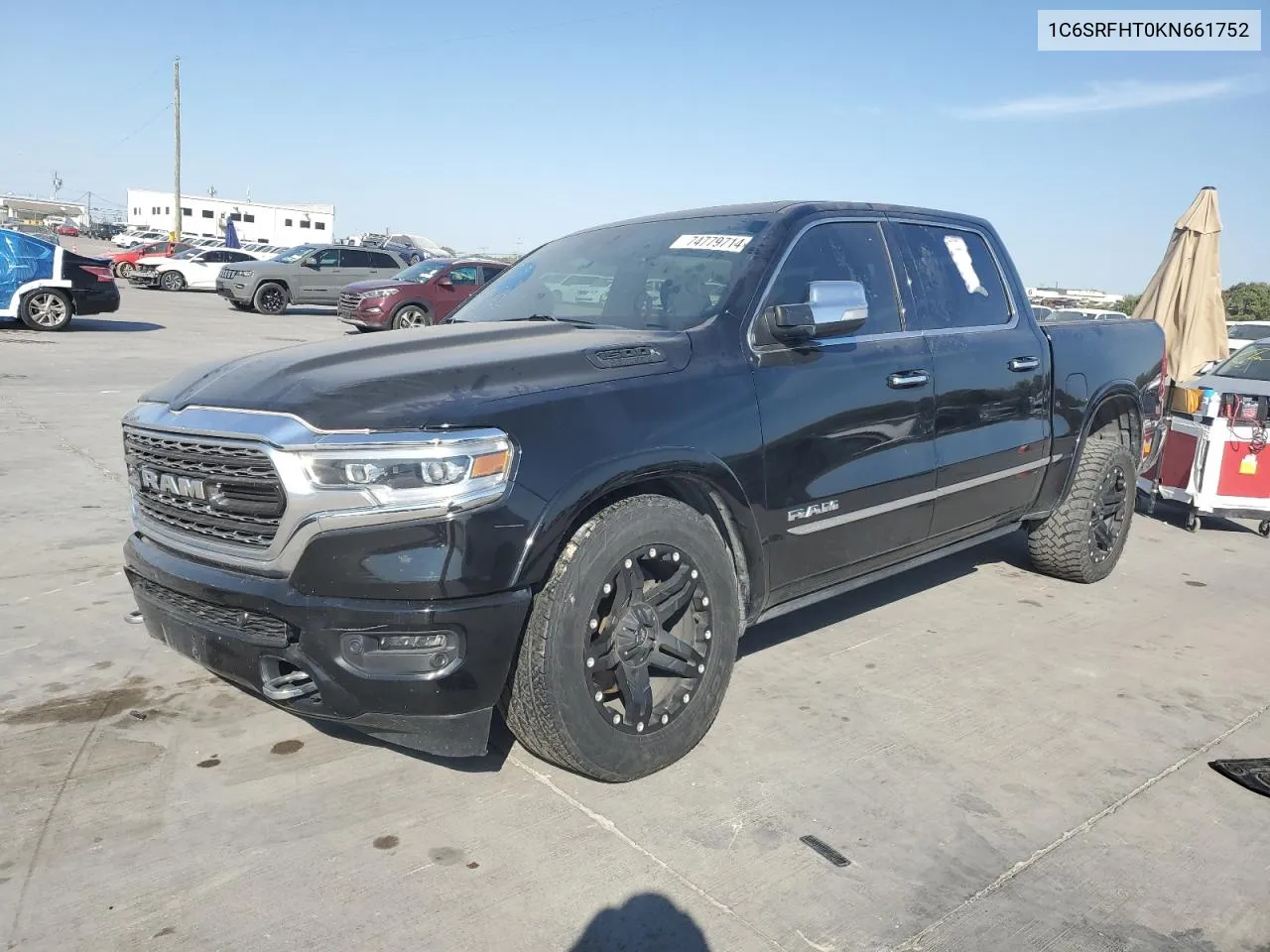 2019 Ram 1500 Limited VIN: 1C6SRFHT0KN661752 Lot: 74779714