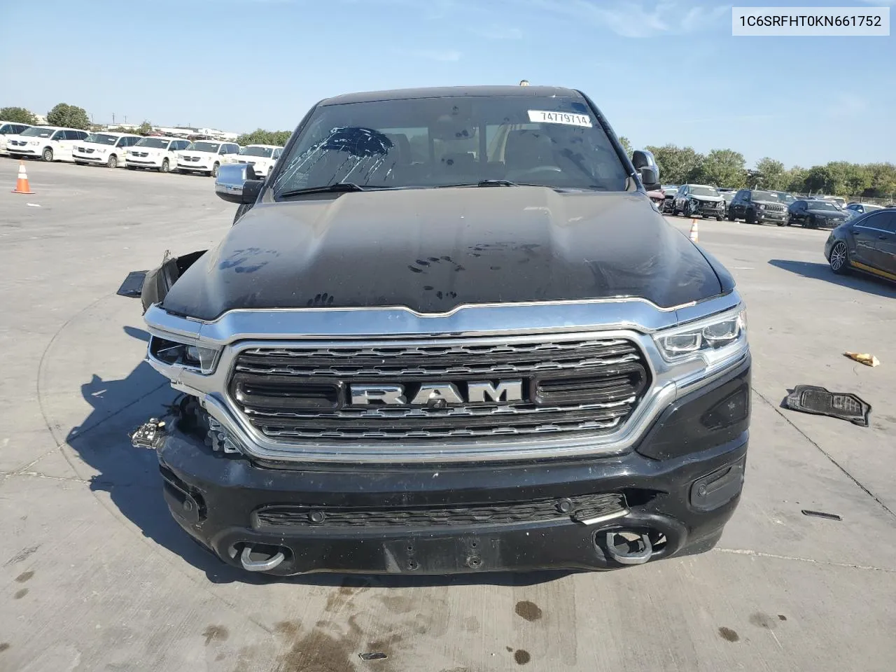 2019 Ram 1500 Limited VIN: 1C6SRFHT0KN661752 Lot: 74779714