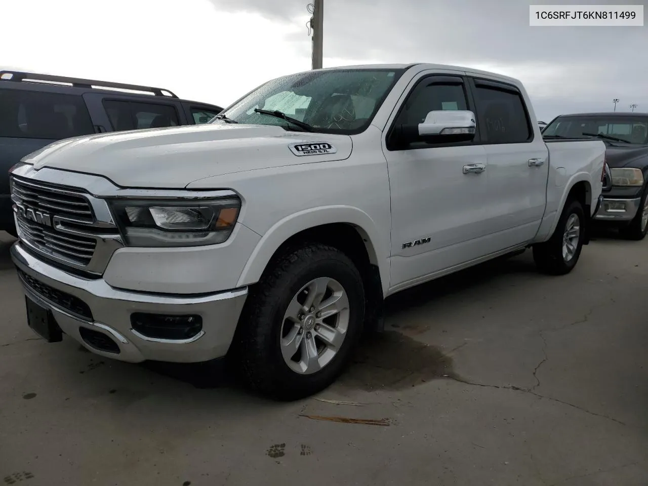 2019 Ram 1500 Laramie VIN: 1C6SRFJT6KN811499 Lot: 74829384