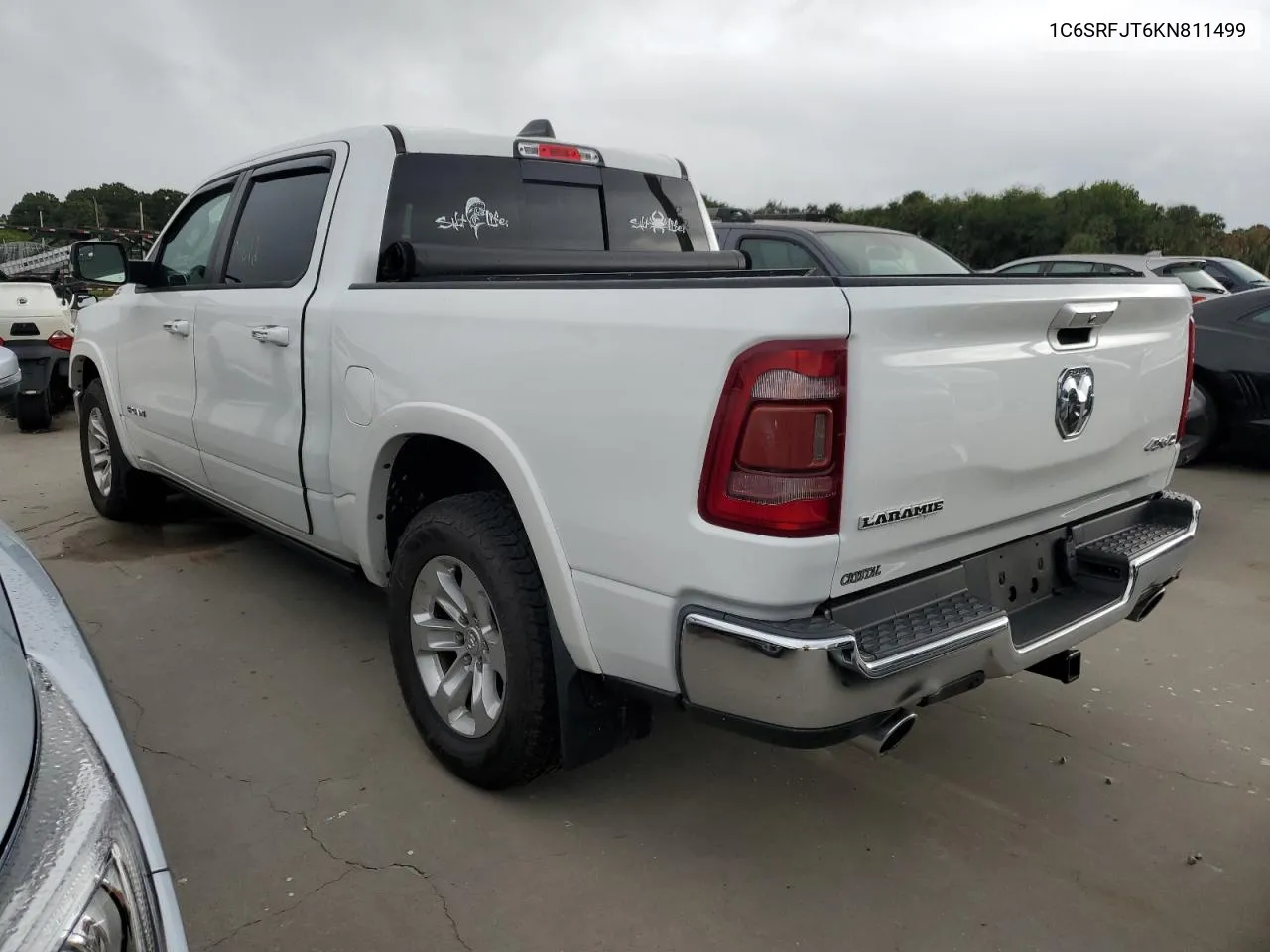 2019 Ram 1500 Laramie VIN: 1C6SRFJT6KN811499 Lot: 74829384