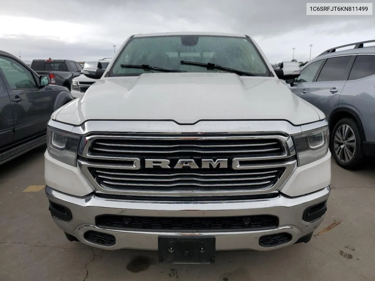 2019 Ram 1500 Laramie VIN: 1C6SRFJT6KN811499 Lot: 74829384