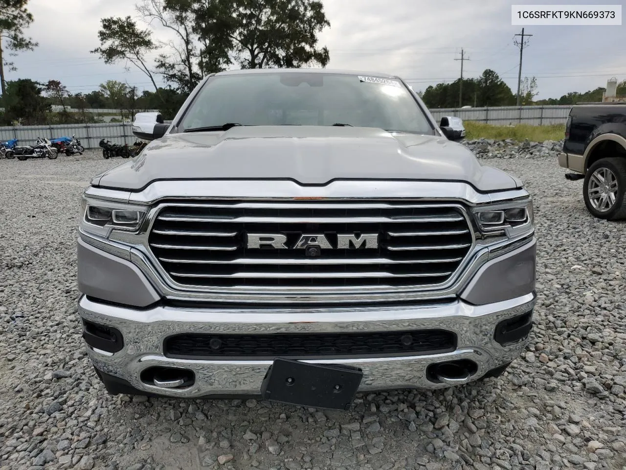 2019 Ram 1500 Longhorn VIN: 1C6SRFKT9KN669373 Lot: 74845264