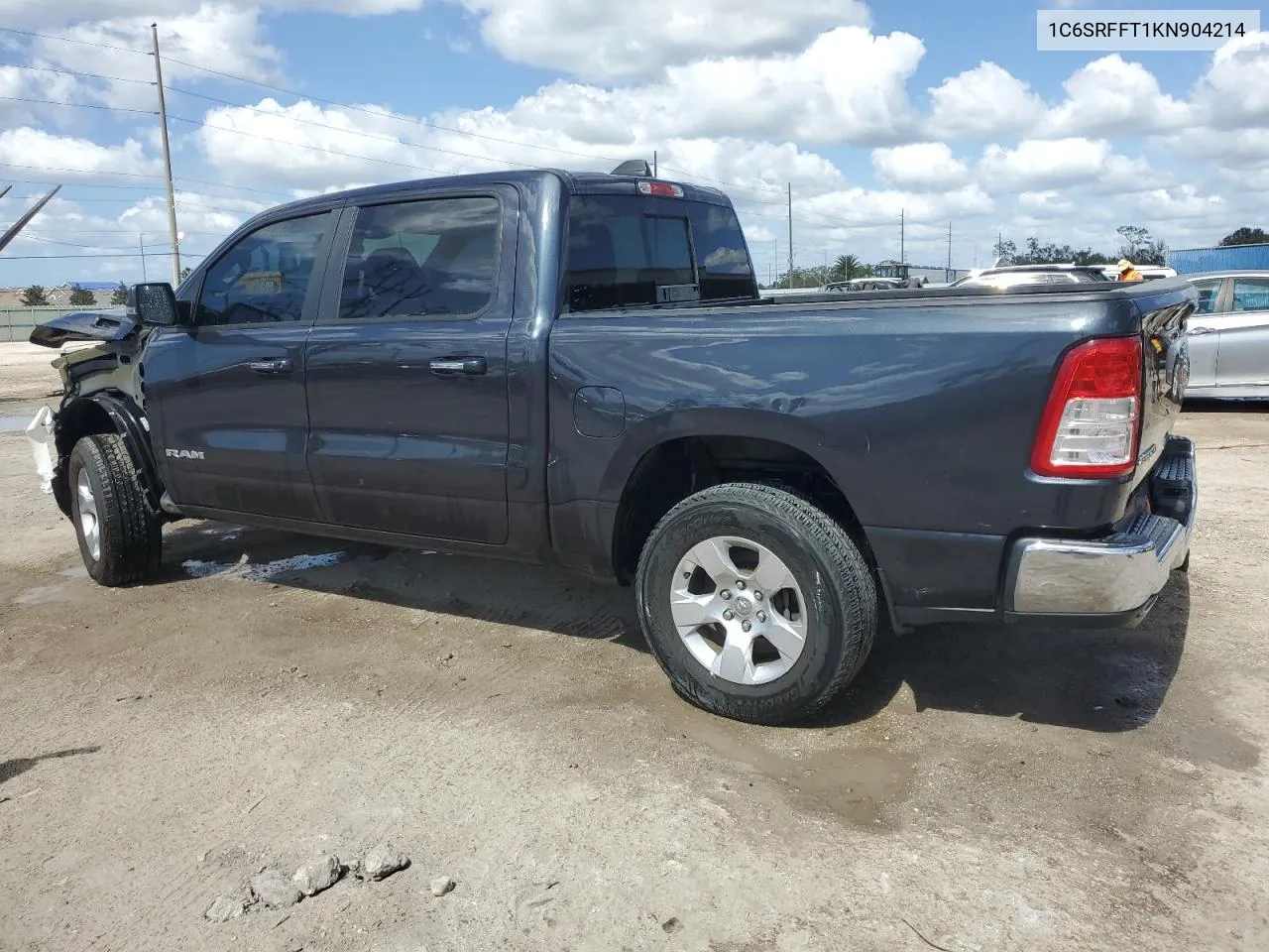 2019 Ram 1500 Big Horn/Lone Star VIN: 1C6SRFFT1KN904214 Lot: 74883814