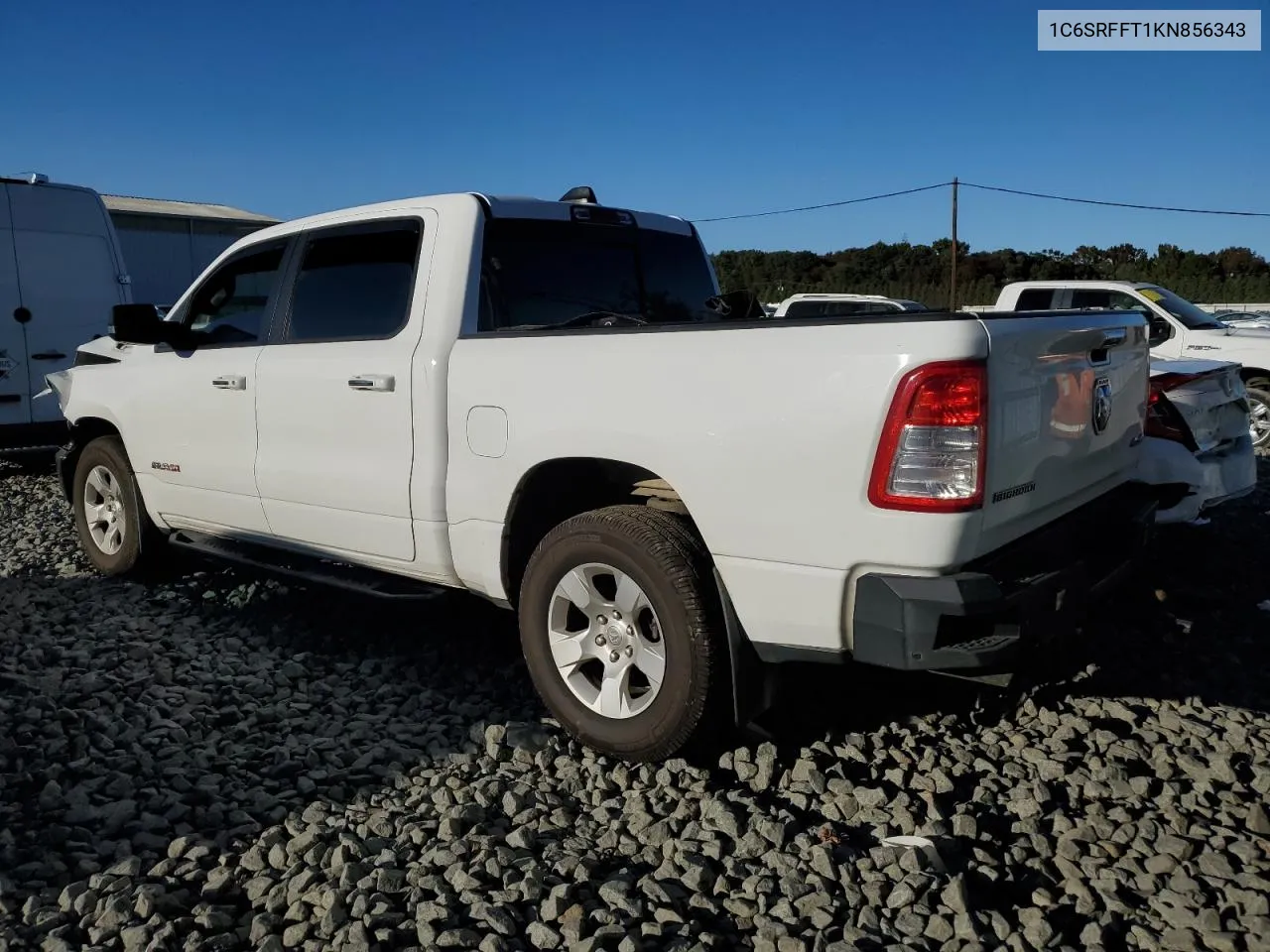 2019 Ram 1500 Big Horn/Lone Star VIN: 1C6SRFFT1KN856343 Lot: 74898224