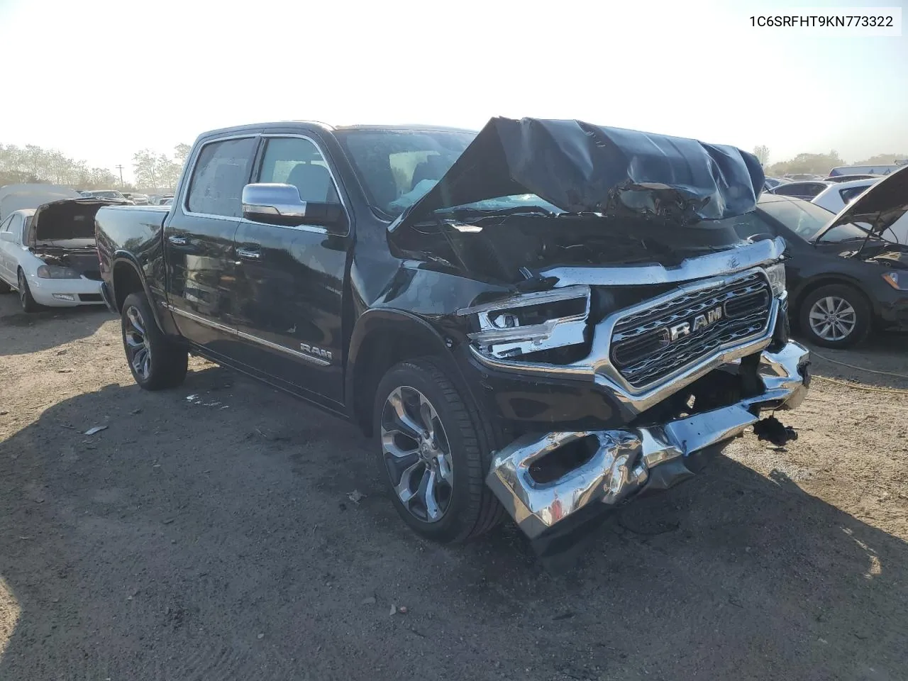 2019 Ram 1500 Limited VIN: 1C6SRFHT9KN773322 Lot: 75104124