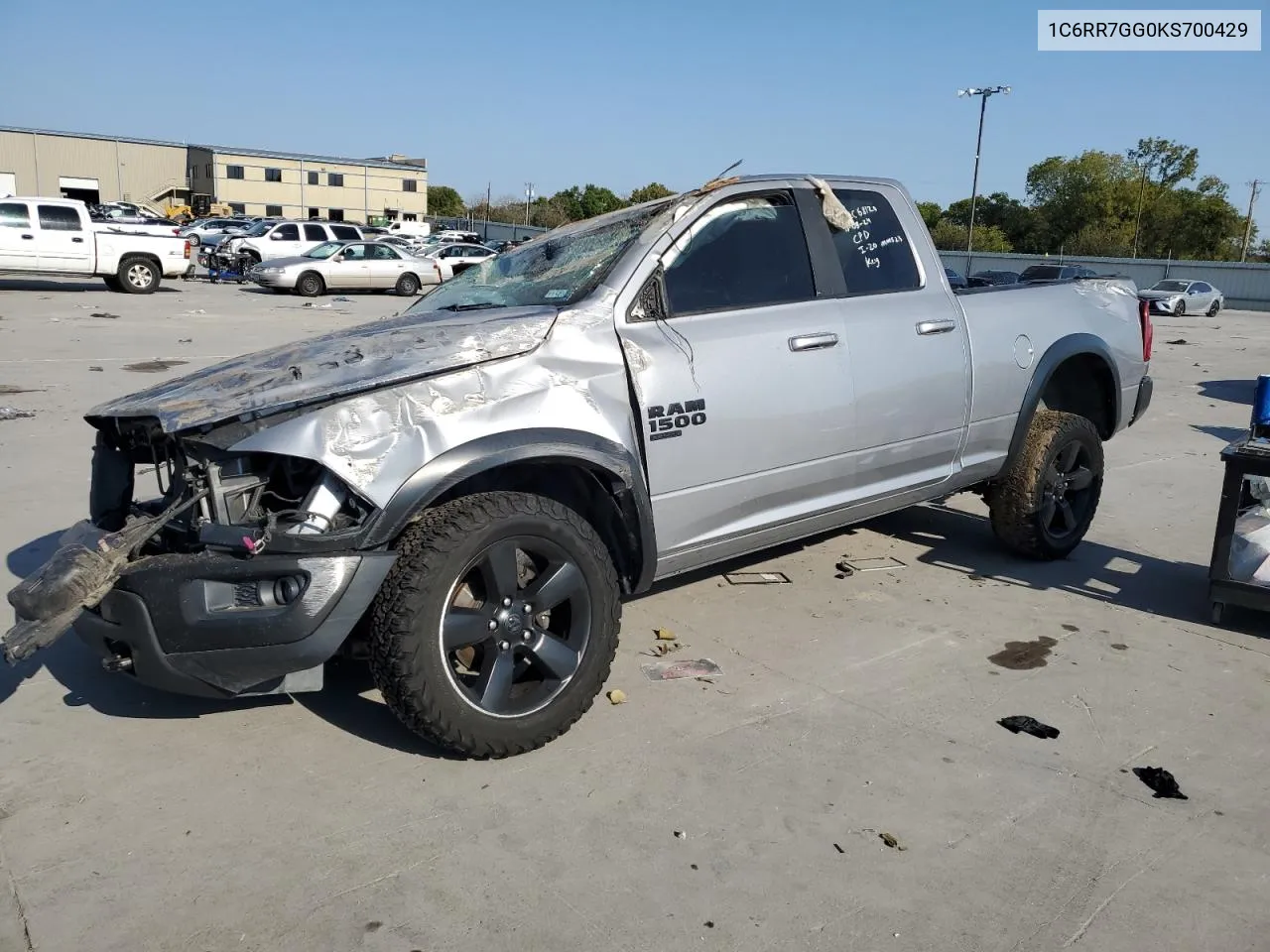 2019 Ram 1500 Classic Slt VIN: 1C6RR7GG0KS700429 Lot: 75177034