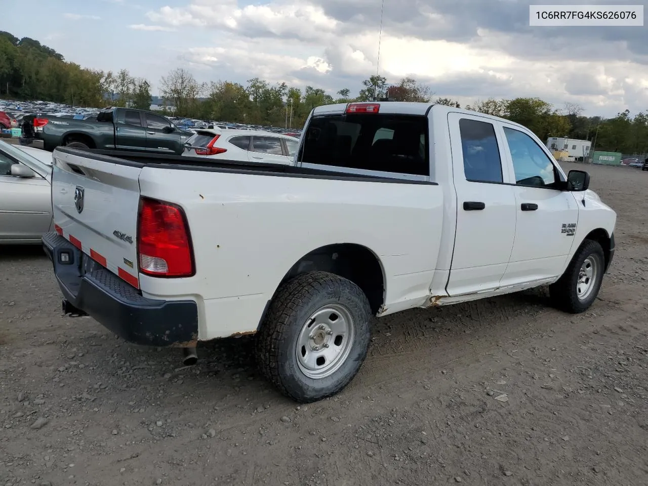 2019 Ram 1500 Classic Tradesman VIN: 1C6RR7FG4KS626076 Lot: 75190524