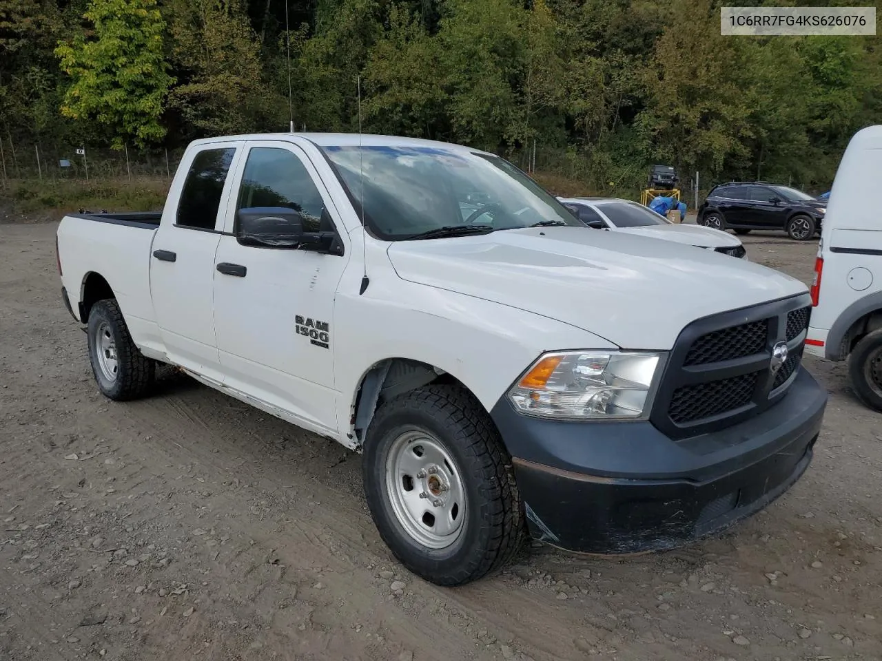 2019 Ram 1500 Classic Tradesman VIN: 1C6RR7FG4KS626076 Lot: 75190524