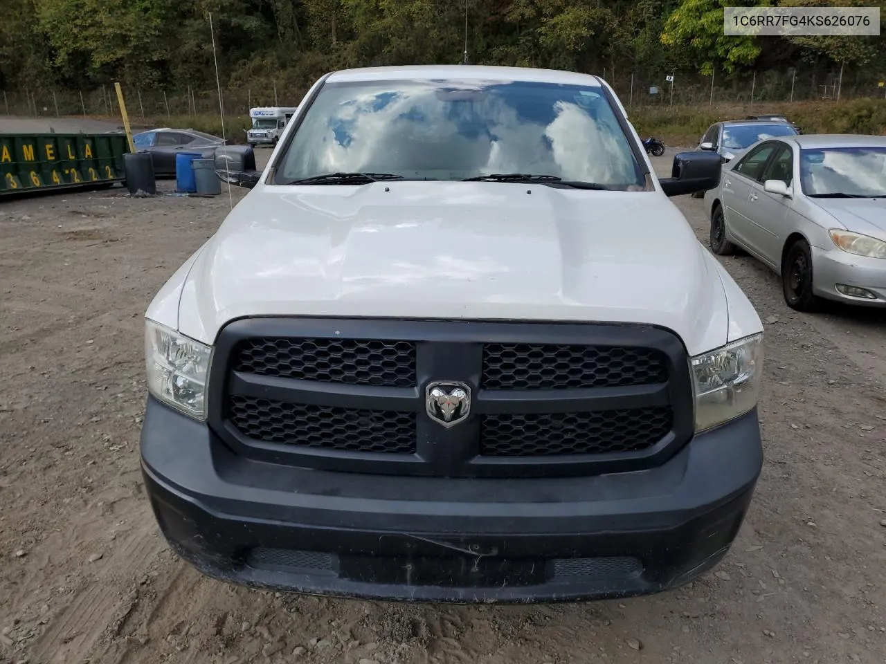 2019 Ram 1500 Classic Tradesman VIN: 1C6RR7FG4KS626076 Lot: 75190524