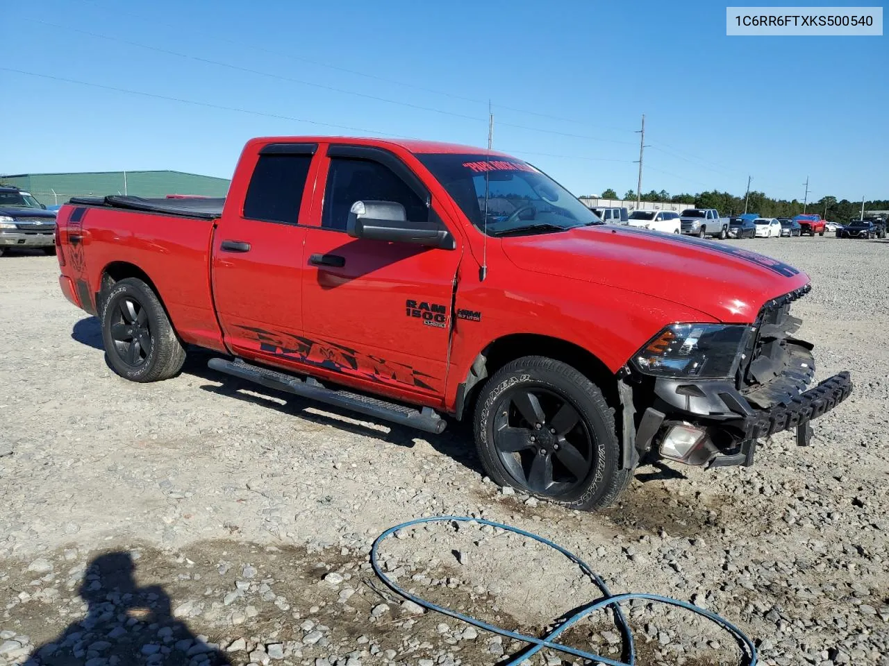 2019 Ram 1500 Classic Tradesman VIN: 1C6RR6FTXKS500540 Lot: 75218104