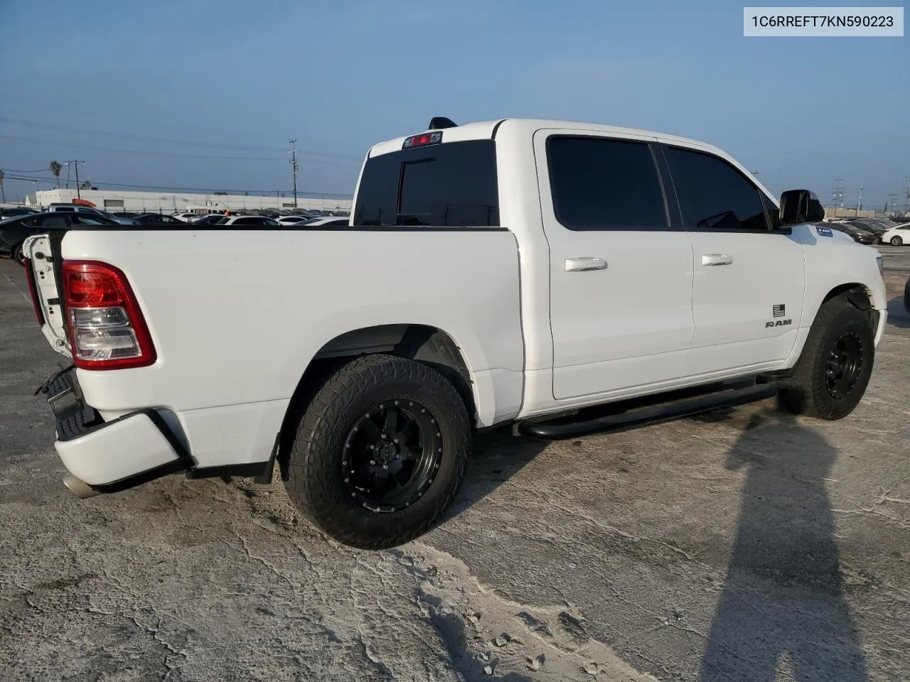 2019 Ram 1500 Big Horn/Lone Star VIN: 1C6RREFT7KN590223 Lot: 75266334