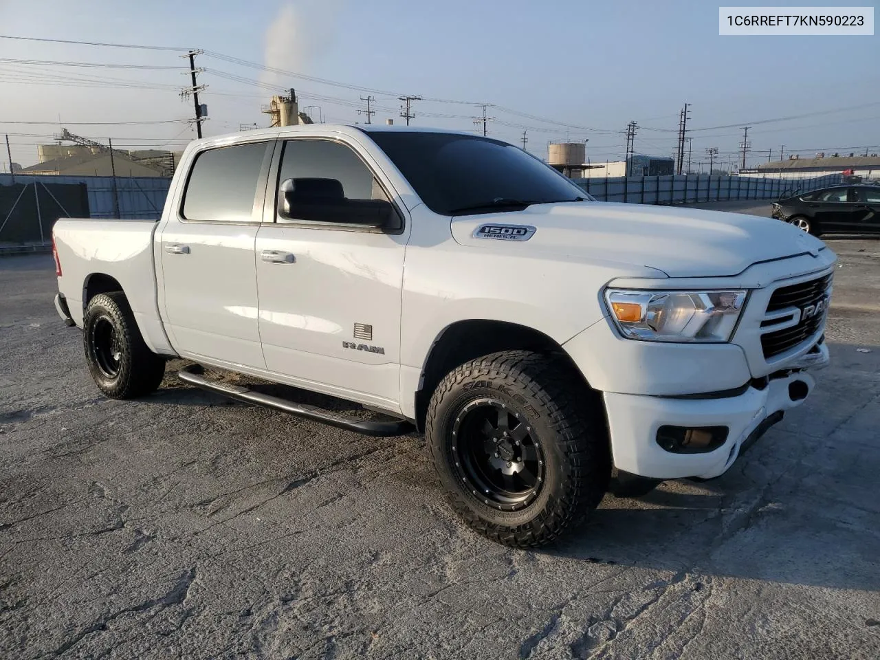 2019 Ram 1500 Big Horn/Lone Star VIN: 1C6RREFT7KN590223 Lot: 75266334