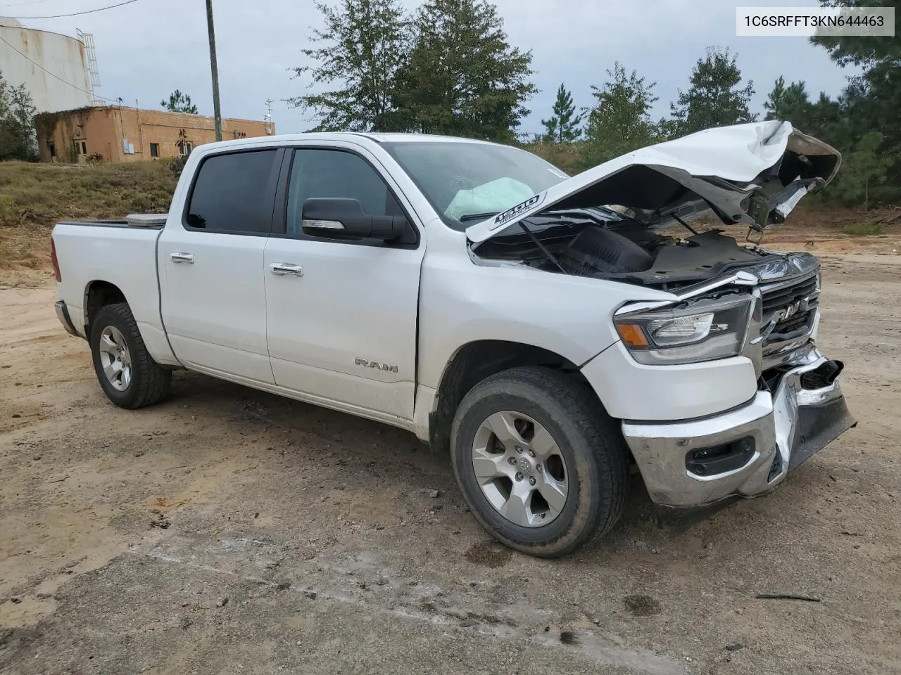 2019 Ram 1500 Big Horn/Lone Star VIN: 1C6SRFFT3KN644463 Lot: 75268824