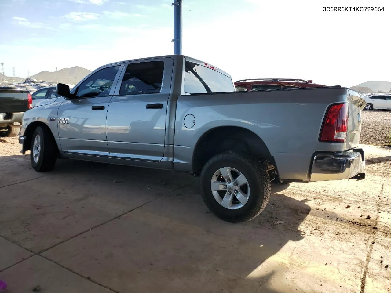 2019 Ram 1500 Classic Tradesman VIN: 3C6RR6KT4KG729664 Lot: 75312344