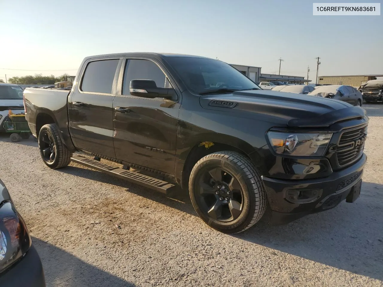 2019 Ram 1500 Big Horn/Lone Star VIN: 1C6RREFT9KN683681 Lot: 75352474