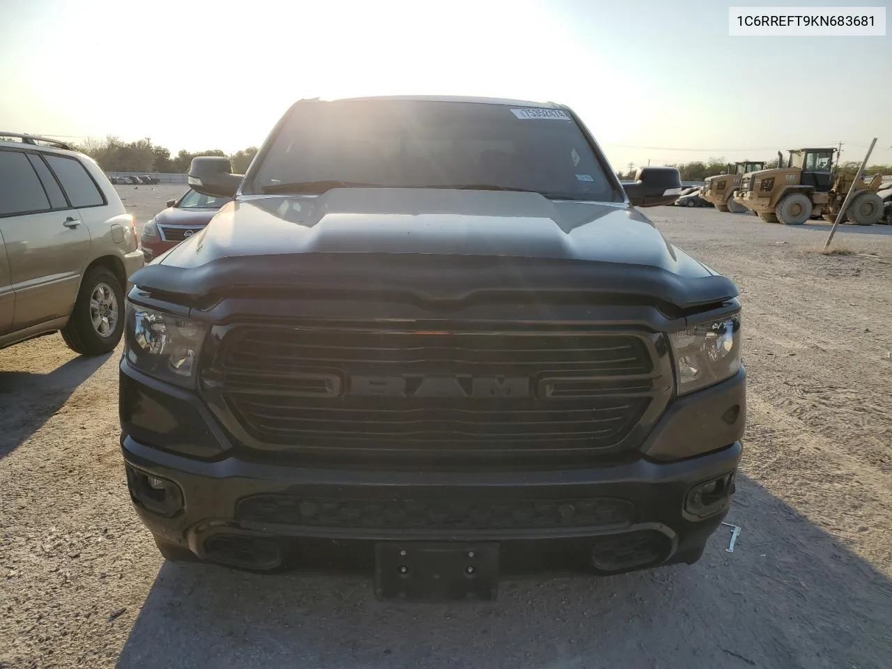 2019 Ram 1500 Big Horn/Lone Star VIN: 1C6RREFT9KN683681 Lot: 75352474