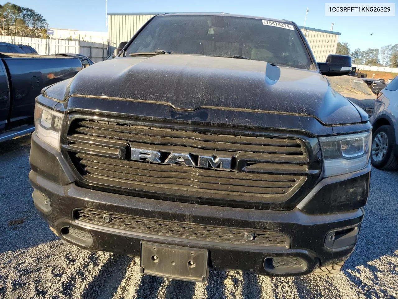 2019 Ram 1500 Big Horn/Lone Star VIN: 1C6SRFFT1KN526329 Lot: 75479274