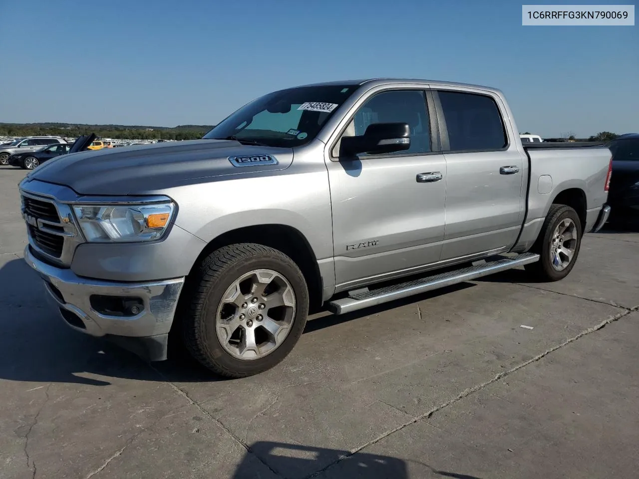 2019 Ram 1500 Big Horn/Lone Star VIN: 1C6RRFFG3KN790069 Lot: 75485824