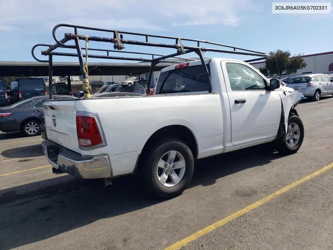 2019 Ram 1500 Classic Tradesman VIN: 3C6JR6AG5KG702331 Lot: 75504664