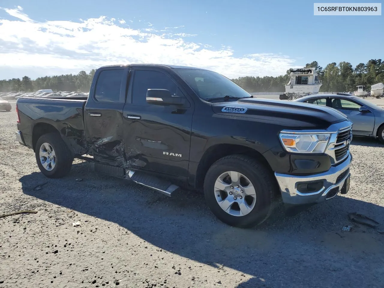 2019 Ram 1500 Big Horn/Lone Star VIN: 1C6SRFBT0KN803963 Lot: 75515234