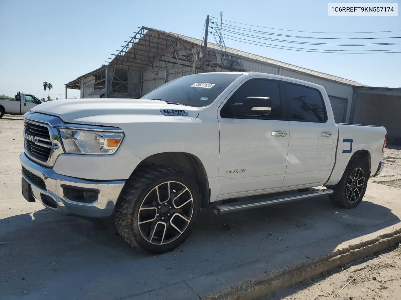 2019 Ram 1500 Big Horn/Lone Star VIN: 1C6RREFT9KN557174 Lot: 75522164