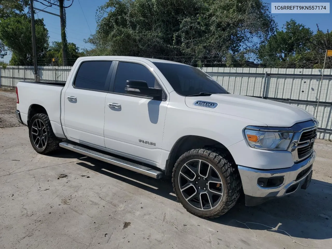 2019 Ram 1500 Big Horn/Lone Star VIN: 1C6RREFT9KN557174 Lot: 75522164