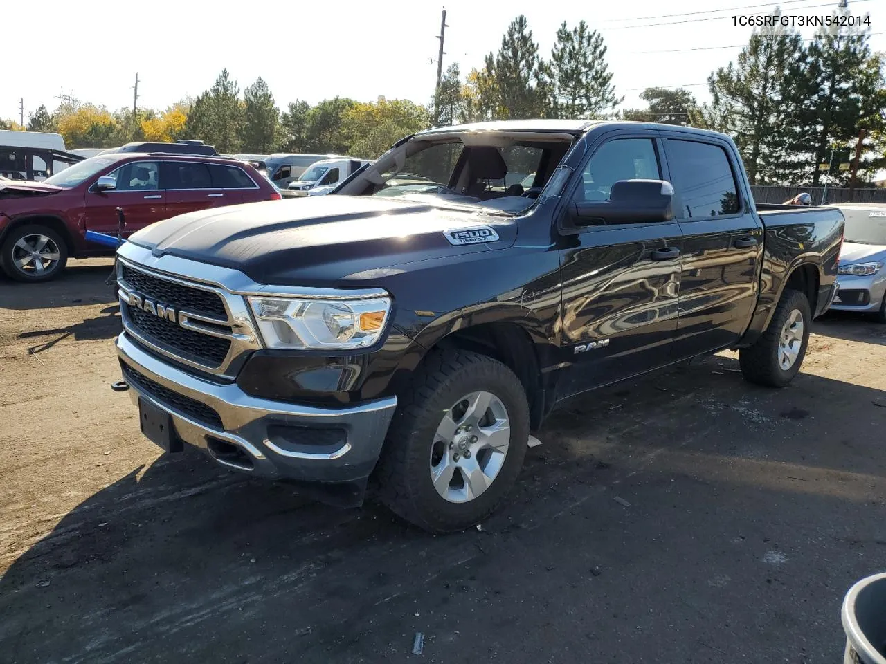 2019 Ram 1500 Tradesman VIN: 1C6SRFGT3KN542014 Lot: 75556284