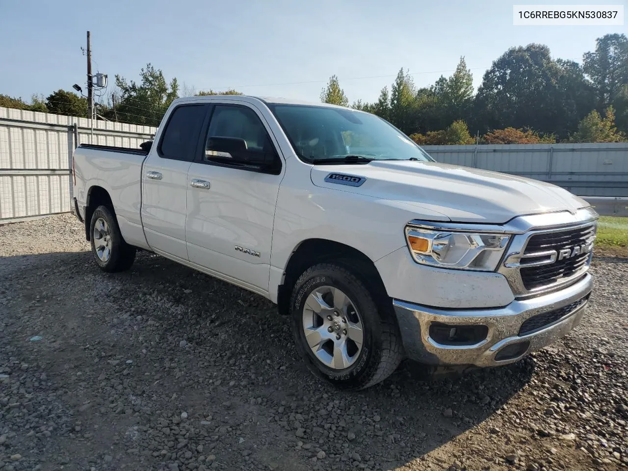 2019 Ram 1500 Big Horn/Lone Star VIN: 1C6RREBG5KN530837 Lot: 75607104