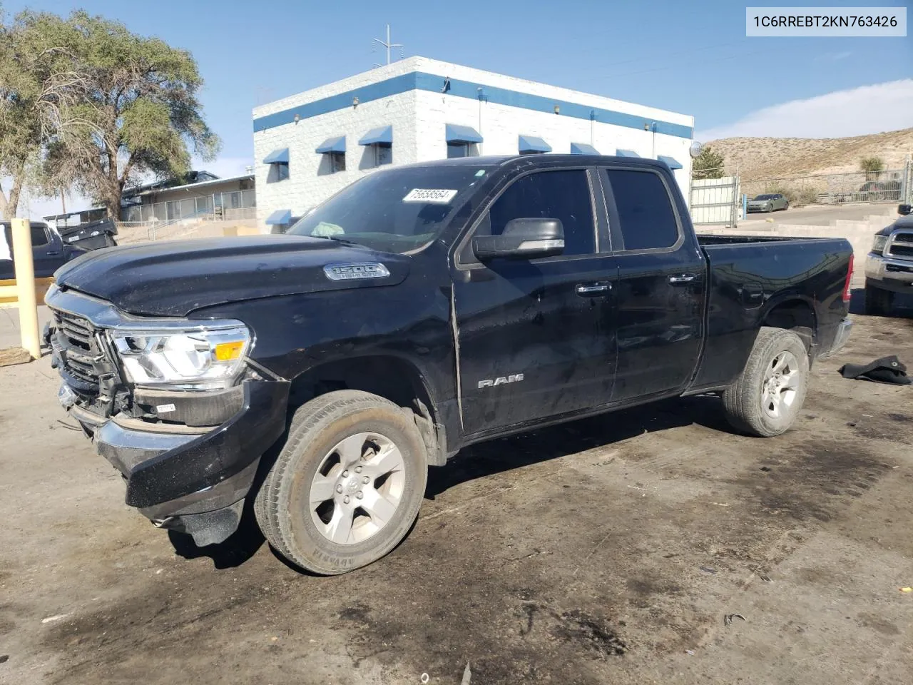 2019 Ram 1500 Big Horn/Lone Star VIN: 1C6RREBT2KN763426 Lot: 75658564