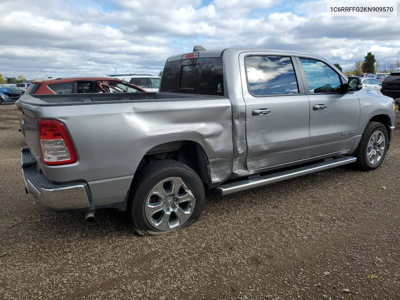 2019 Ram 1500 Big Horn/Lone Star VIN: 1C6RRFFG2KN909570 Lot: 75675384