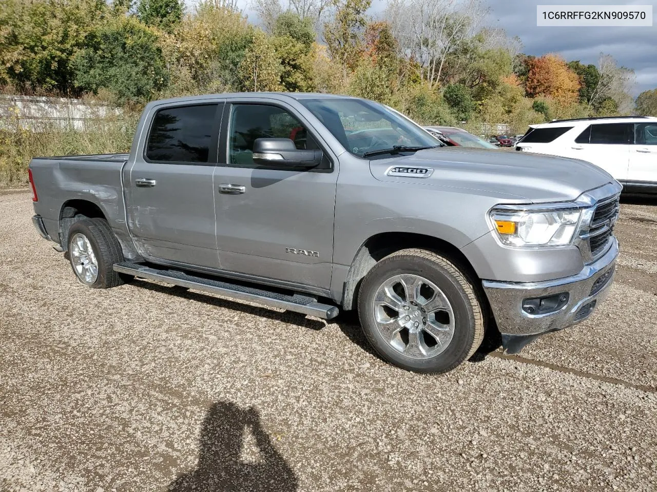 2019 Ram 1500 Big Horn/Lone Star VIN: 1C6RRFFG2KN909570 Lot: 75675384