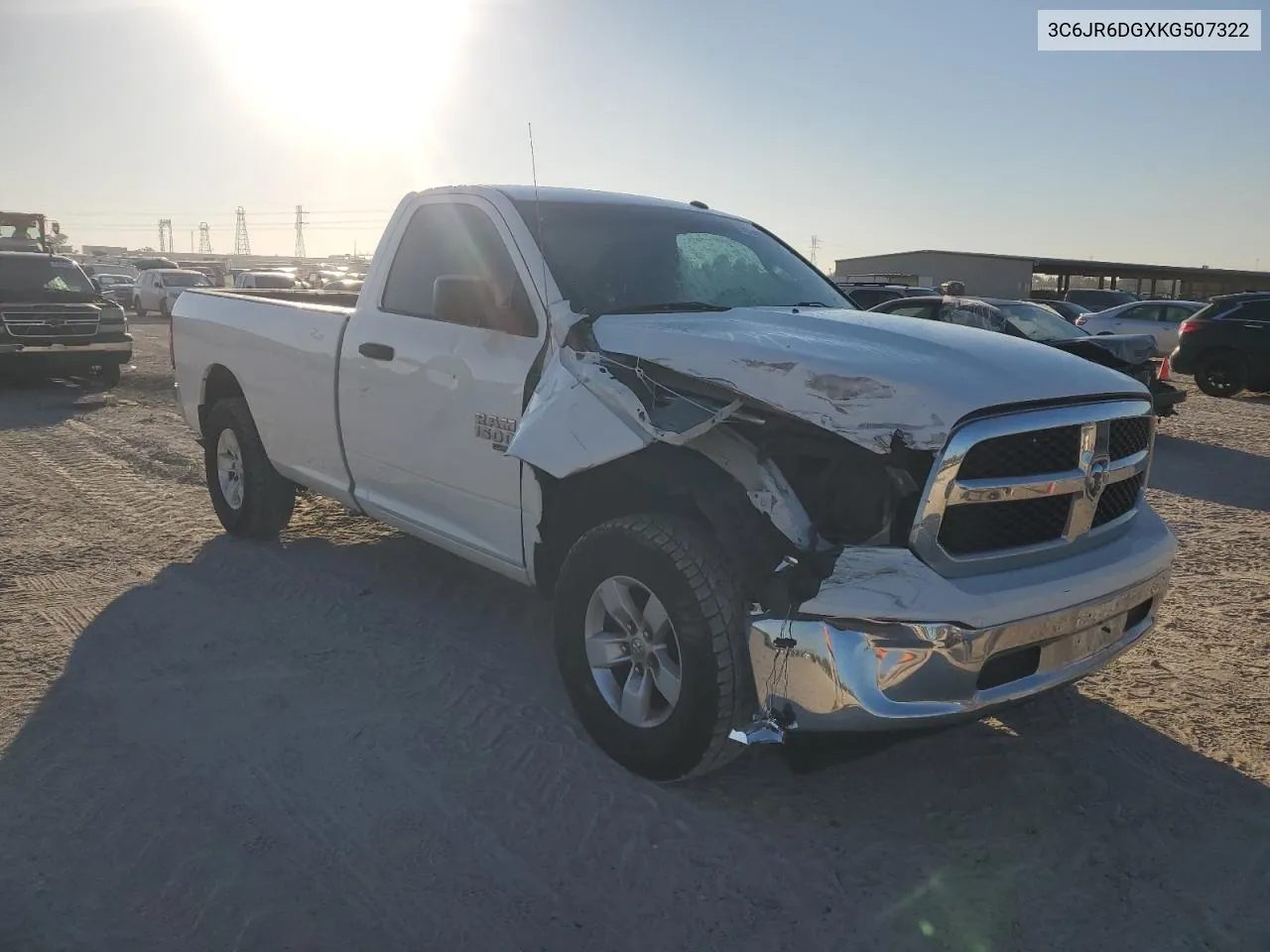 2019 Ram 1500 Classic Tradesman VIN: 3C6JR6DGXKG507322 Lot: 75741644