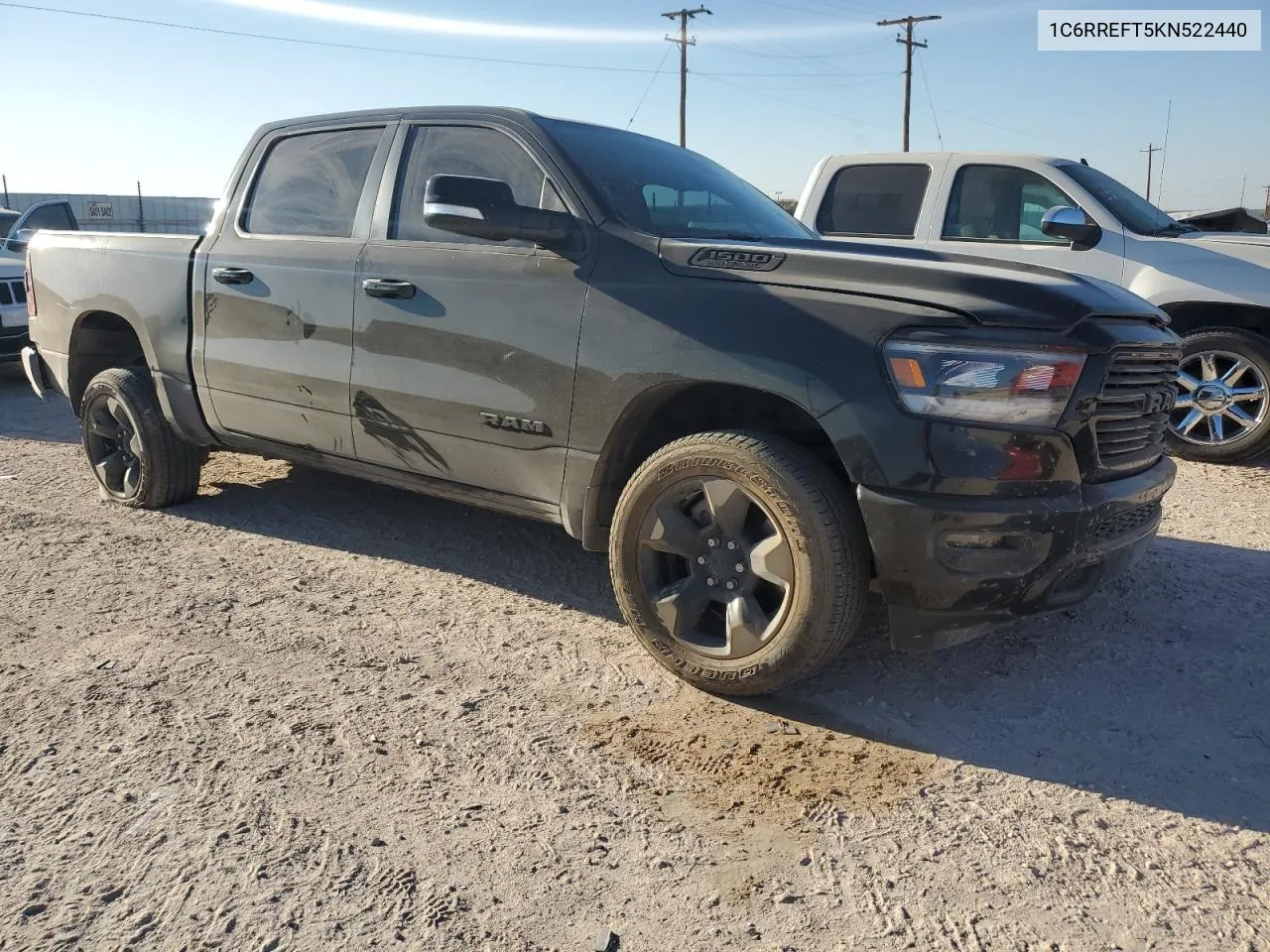 2019 Ram 1500 Big Horn/Lone Star VIN: 1C6RREFT5KN522440 Lot: 75802824