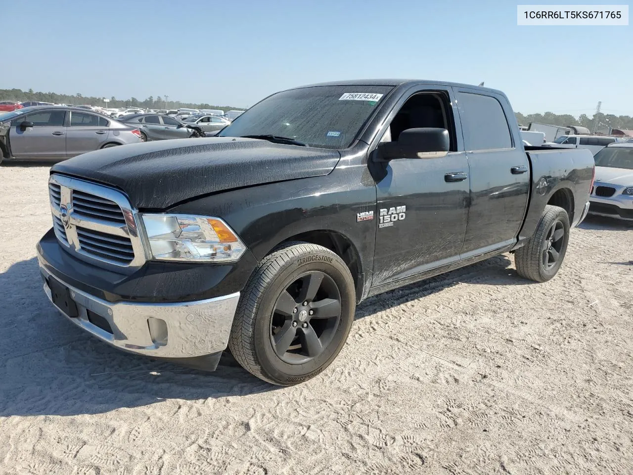 2019 Ram 1500 Classic Slt VIN: 1C6RR6LT5KS671765 Lot: 75812434