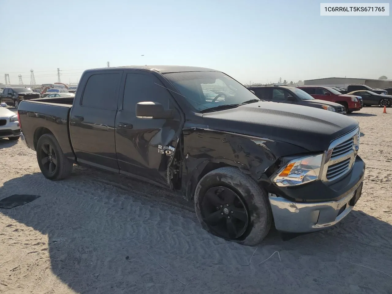 2019 Ram 1500 Classic Slt VIN: 1C6RR6LT5KS671765 Lot: 75812434