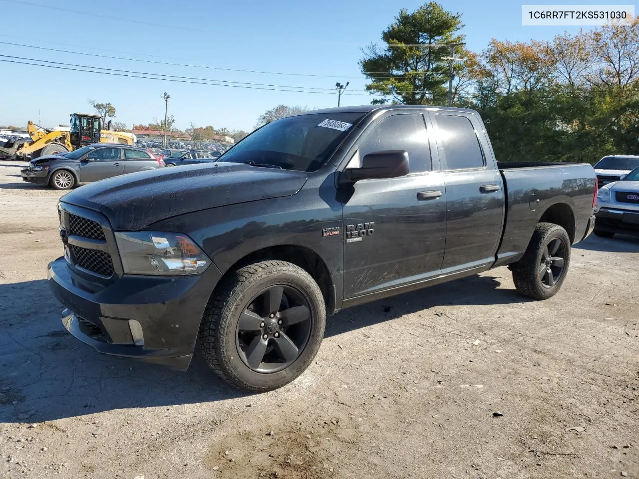 2019 Ram 1500 Classic Tradesman VIN: 1C6RR7FT2KS531030 Lot: 75830364