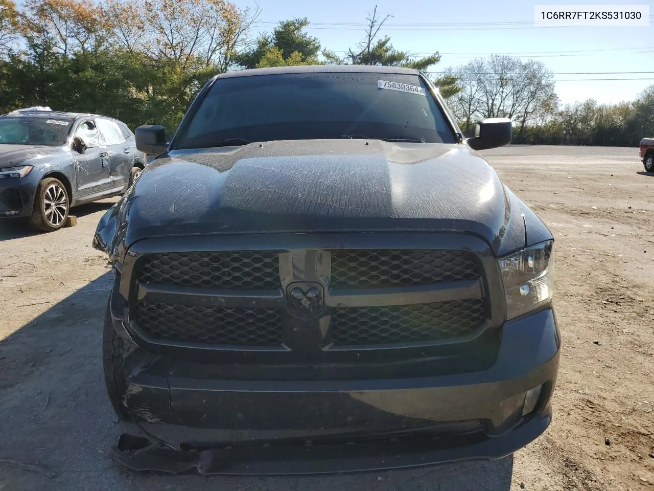 2019 Ram 1500 Classic Tradesman VIN: 1C6RR7FT2KS531030 Lot: 75830364