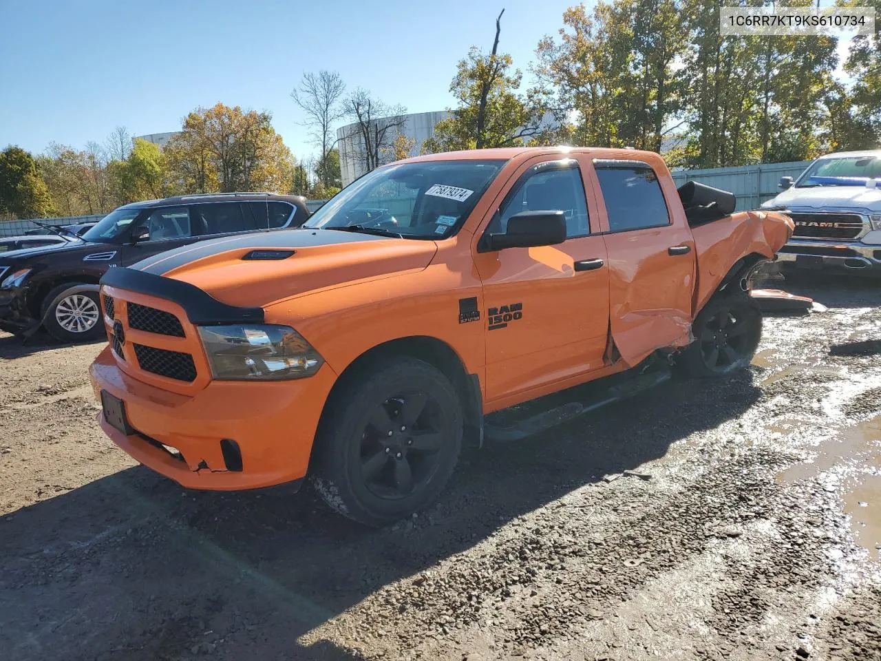 2019 Ram 1500 Classic Tradesman VIN: 1C6RR7KT9KS610734 Lot: 75879374