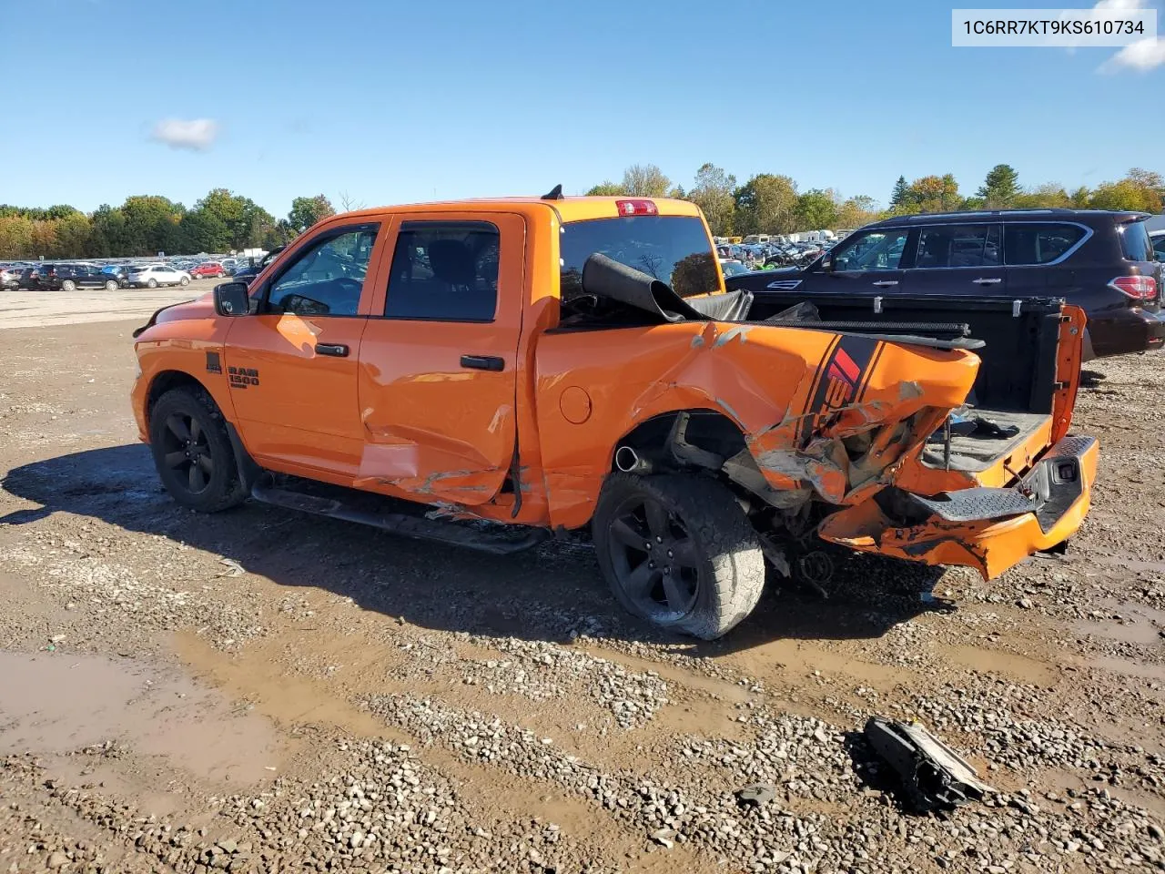 2019 Ram 1500 Classic Tradesman VIN: 1C6RR7KT9KS610734 Lot: 75879374