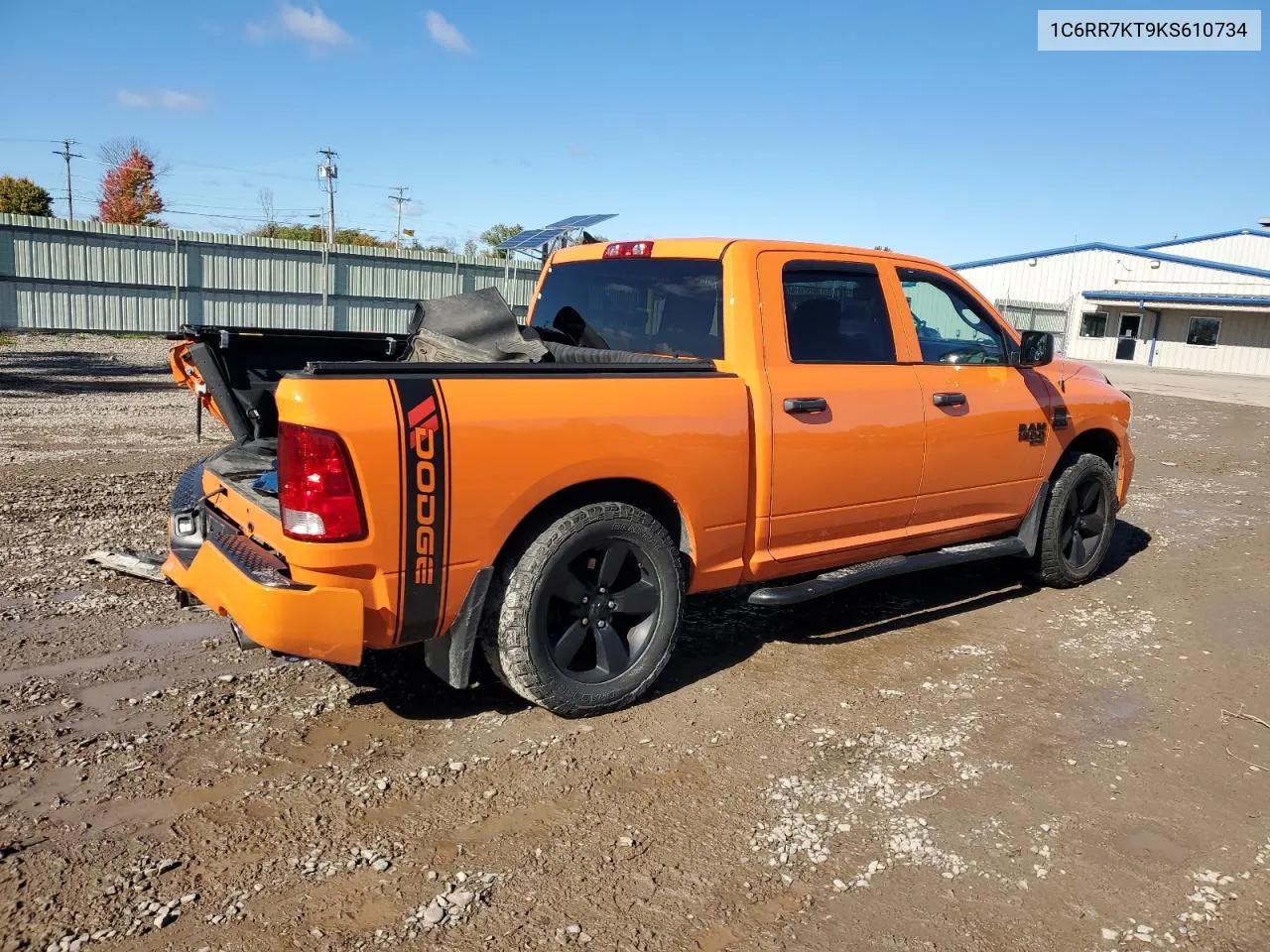 2019 Ram 1500 Classic Tradesman VIN: 1C6RR7KT9KS610734 Lot: 75879374