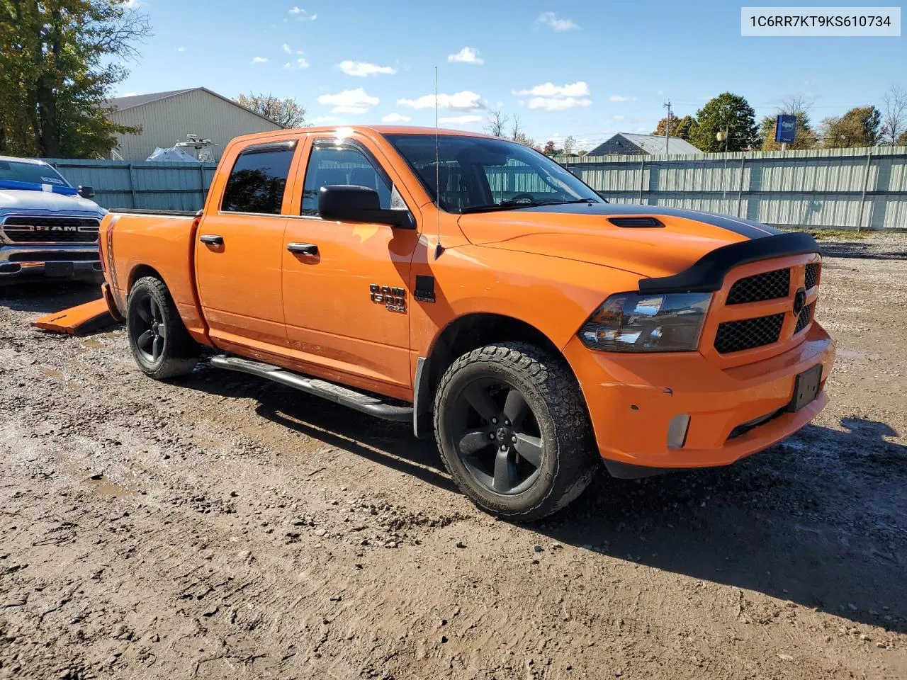 2019 Ram 1500 Classic Tradesman VIN: 1C6RR7KT9KS610734 Lot: 75879374