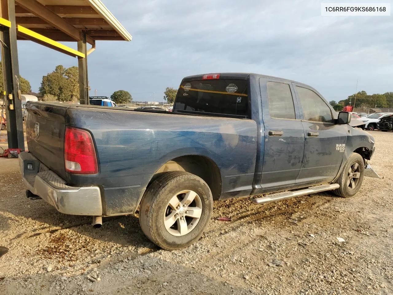 2019 Ram 1500 Classic Tradesman VIN: 1C6RR6FG9KS686168 Lot: 75916834