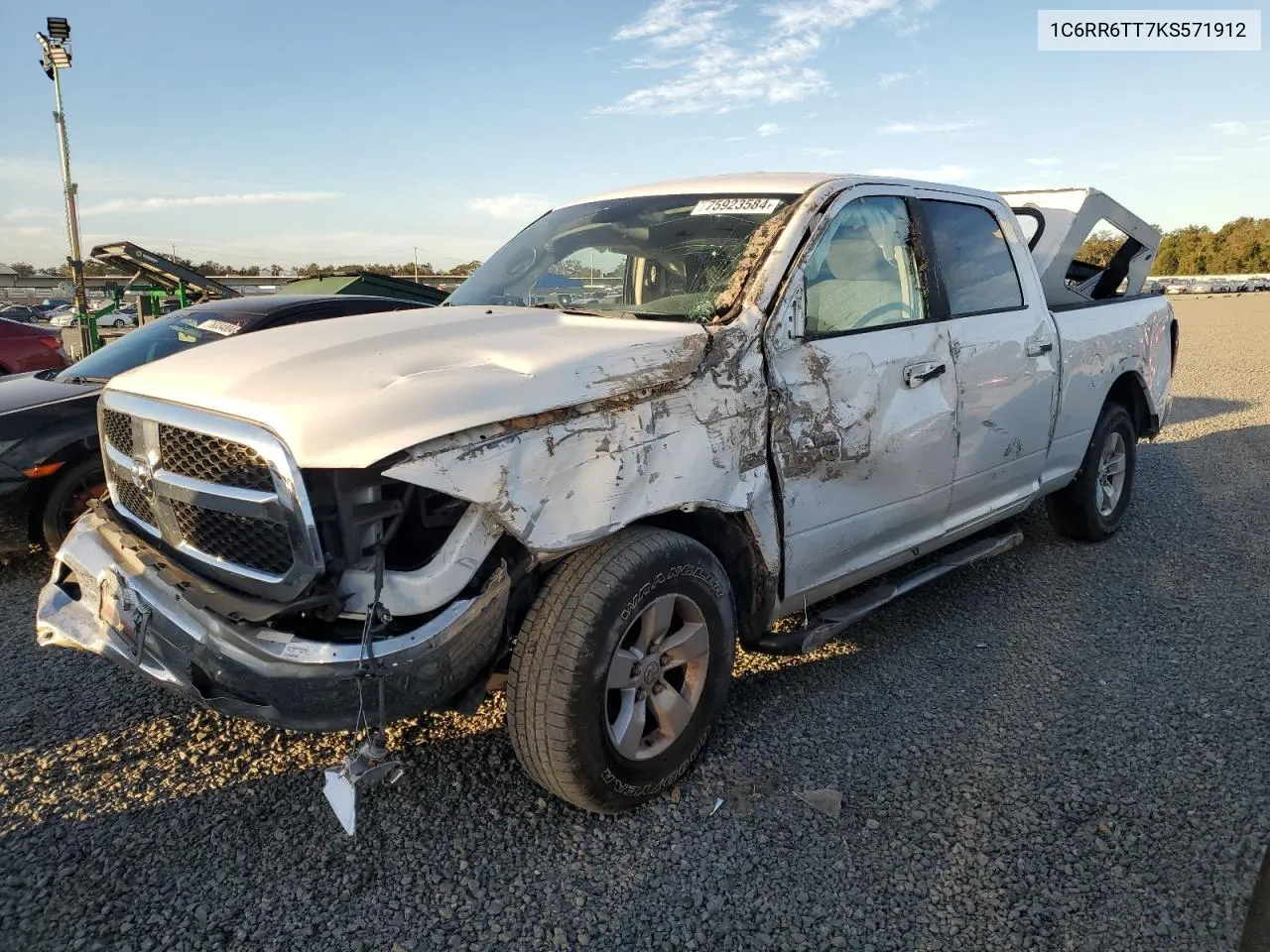 2019 Ram 1500 Classic Slt VIN: 1C6RR6TT7KS571912 Lot: 75923584