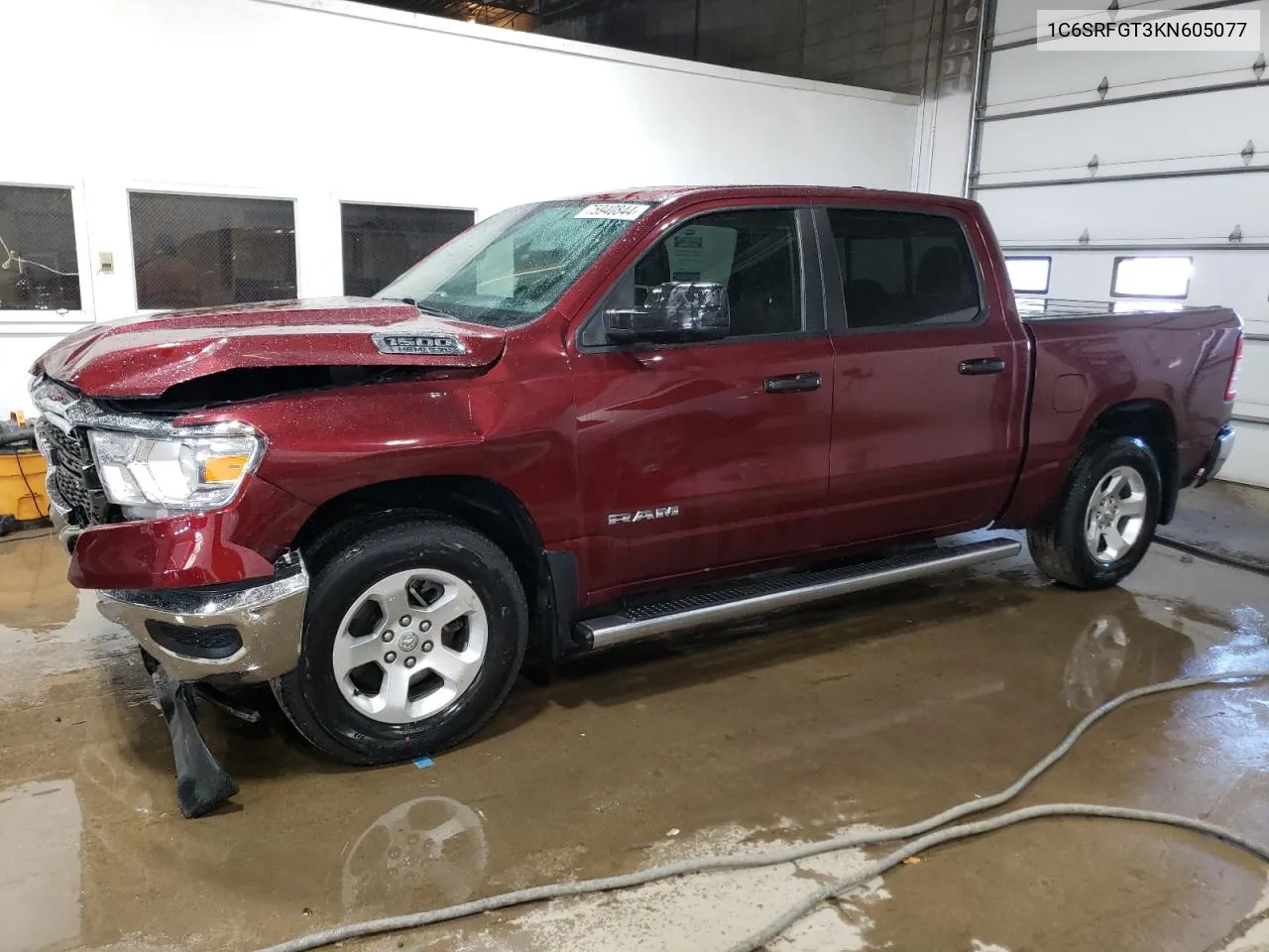 2019 Ram 1500 Tradesman VIN: 1C6SRFGT3KN605077 Lot: 75940844