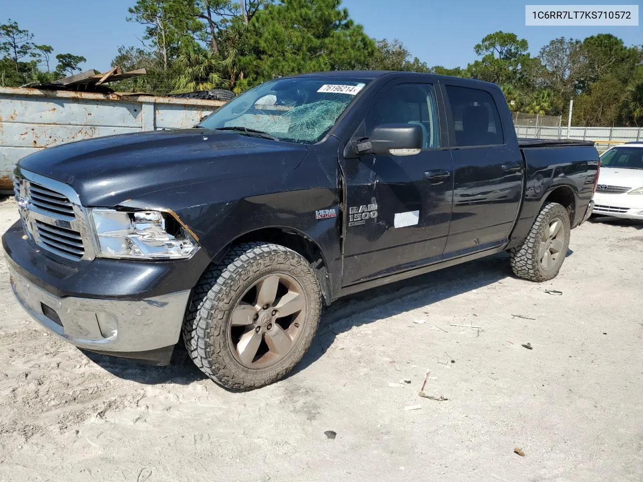 2019 Ram 1500 Classic Slt VIN: 1C6RR7LT7KS710572 Lot: 76196214