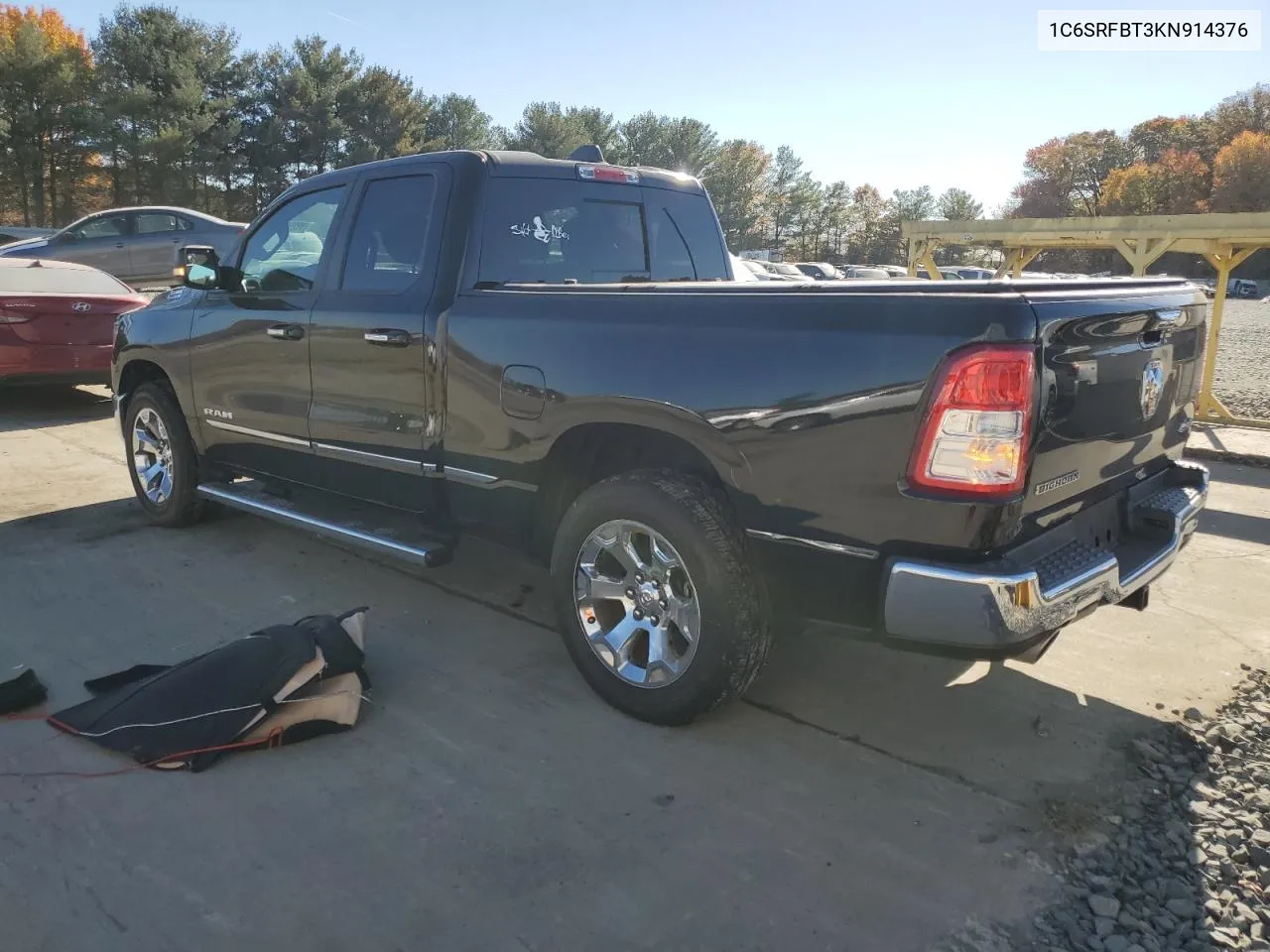 2019 Ram 1500 Big Horn/Lone Star VIN: 1C6SRFBT3KN914376 Lot: 76265904