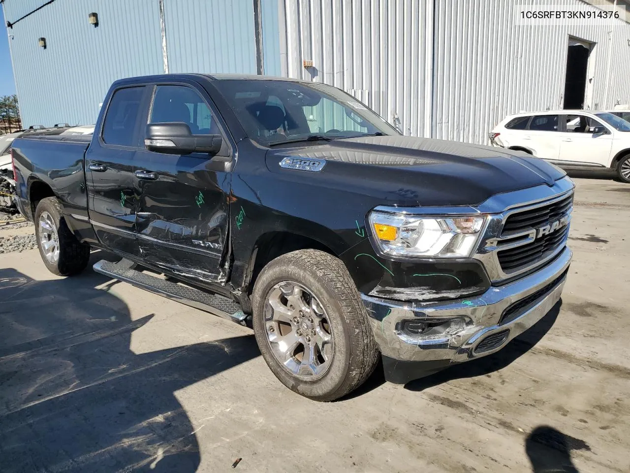 2019 Ram 1500 Big Horn/Lone Star VIN: 1C6SRFBT3KN914376 Lot: 76265904